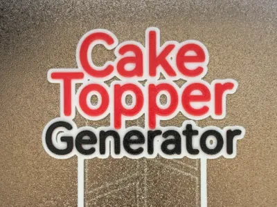 Décoration de Gâteau - Text Personnalisé